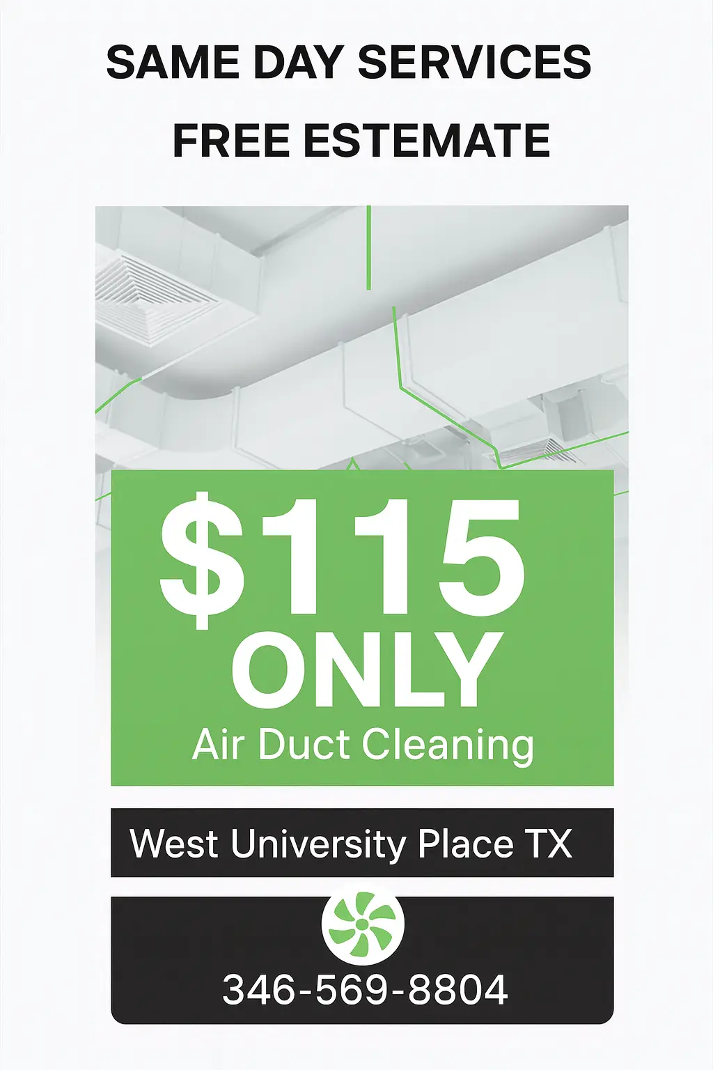 Air Duct Vent Cleaning West University Place TX Coupon